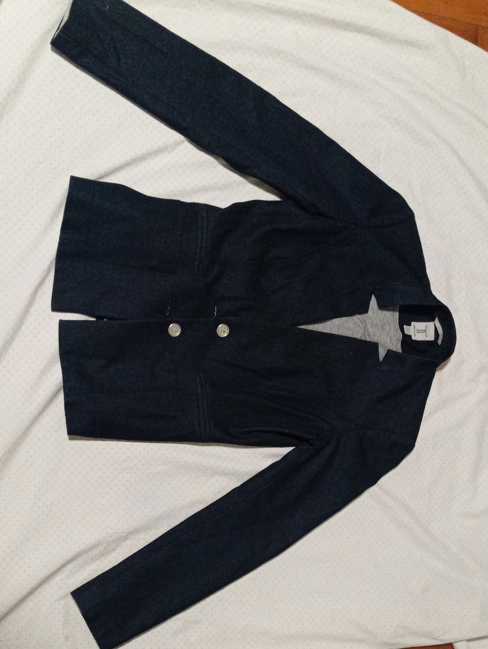 Tristan Men's Dark Navy Pea Coat
